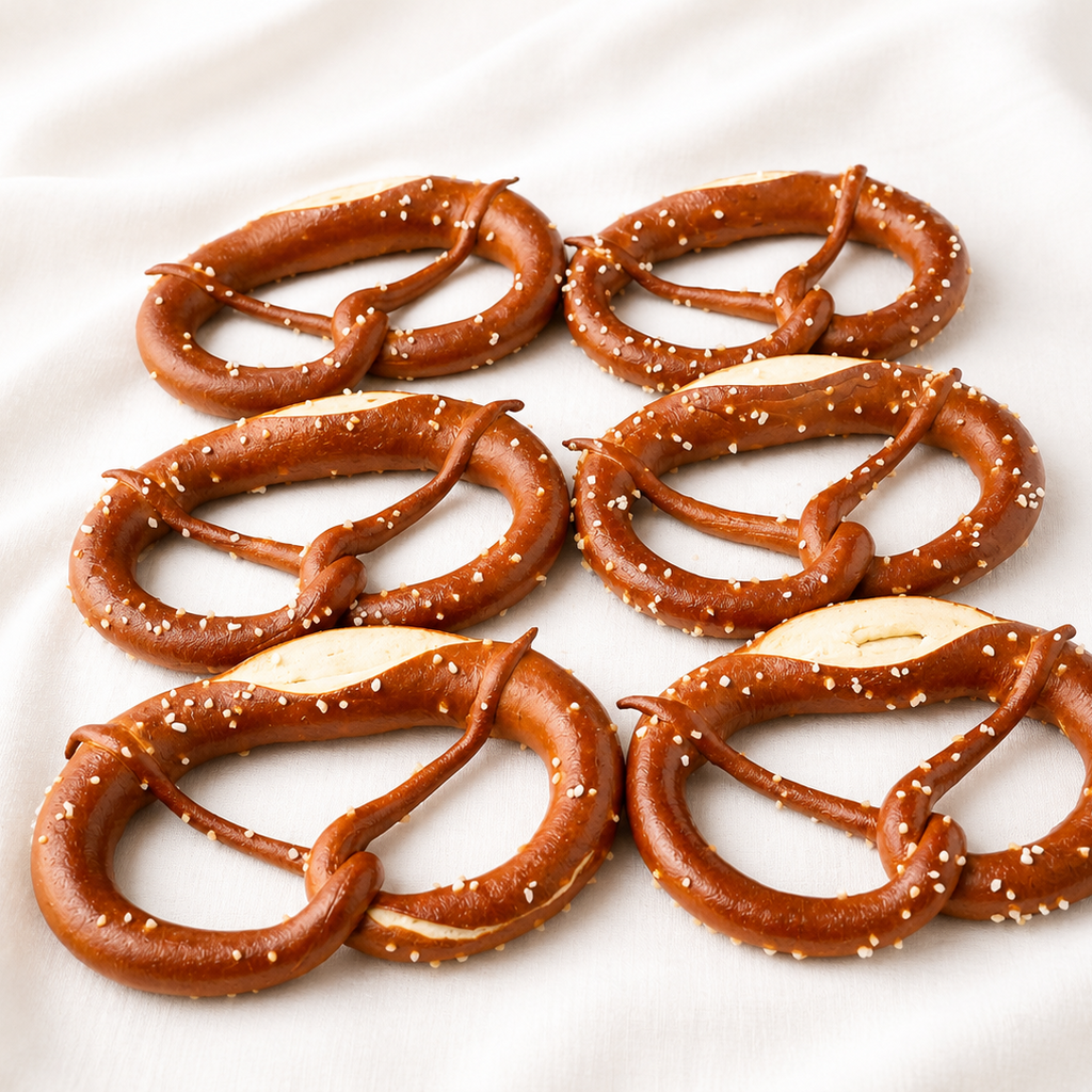 Bavarian Lye Pretzel - Laugen Brezn, set of 6