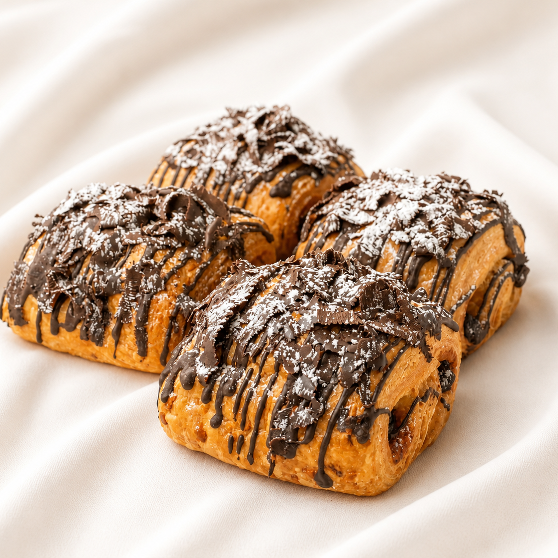 Gourmet tripple Chocolate Croissant (4 pc)