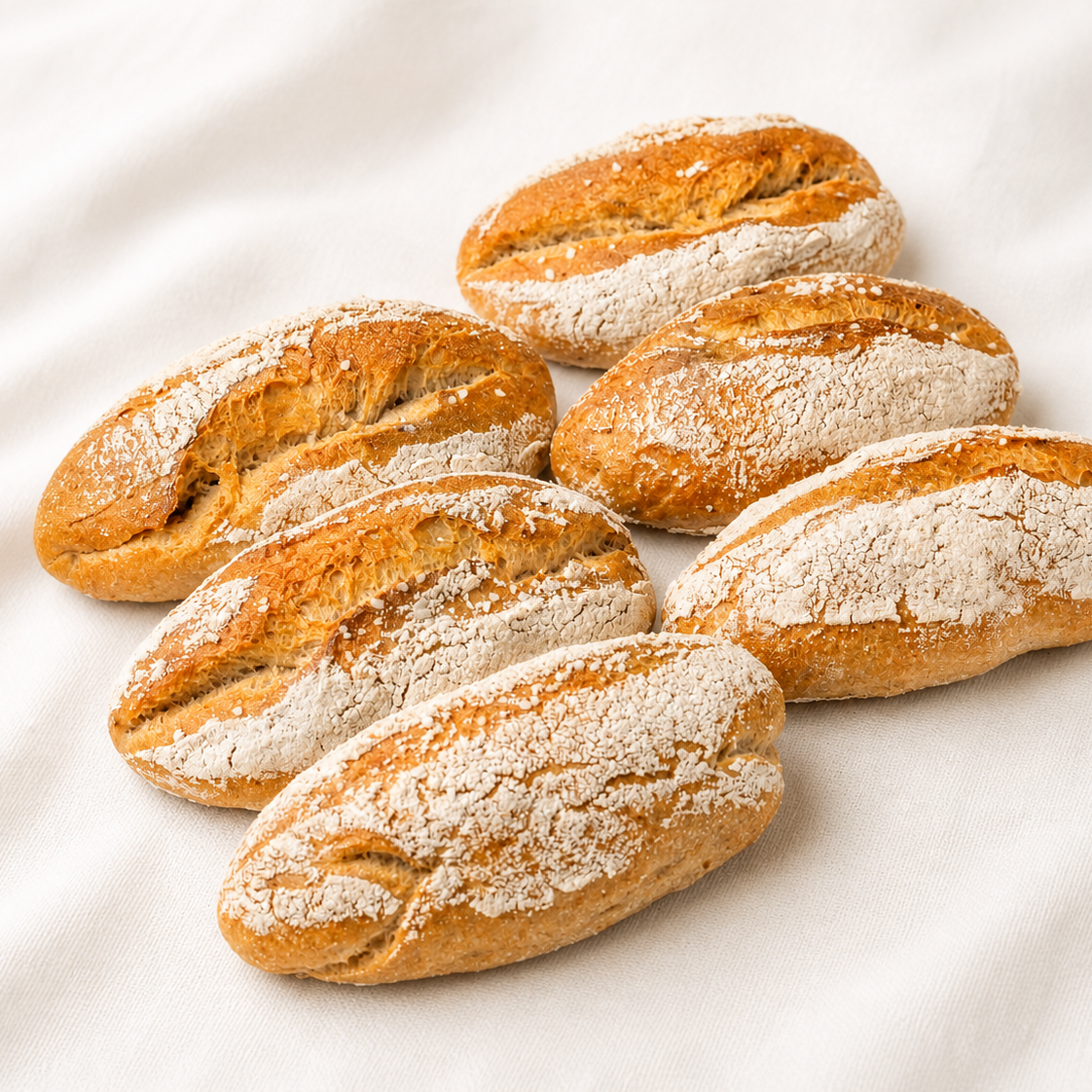 Rustic Long Buns (6 pc)
